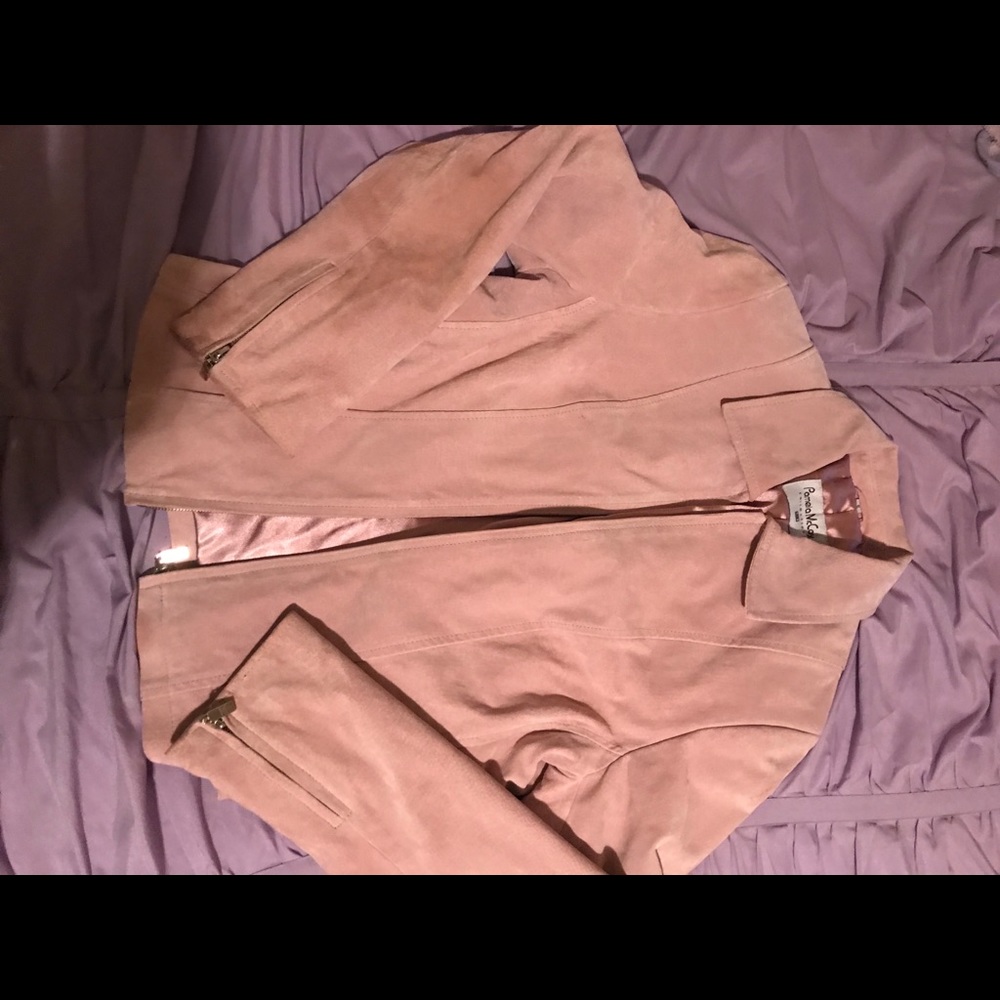 Pink Leather Jacket